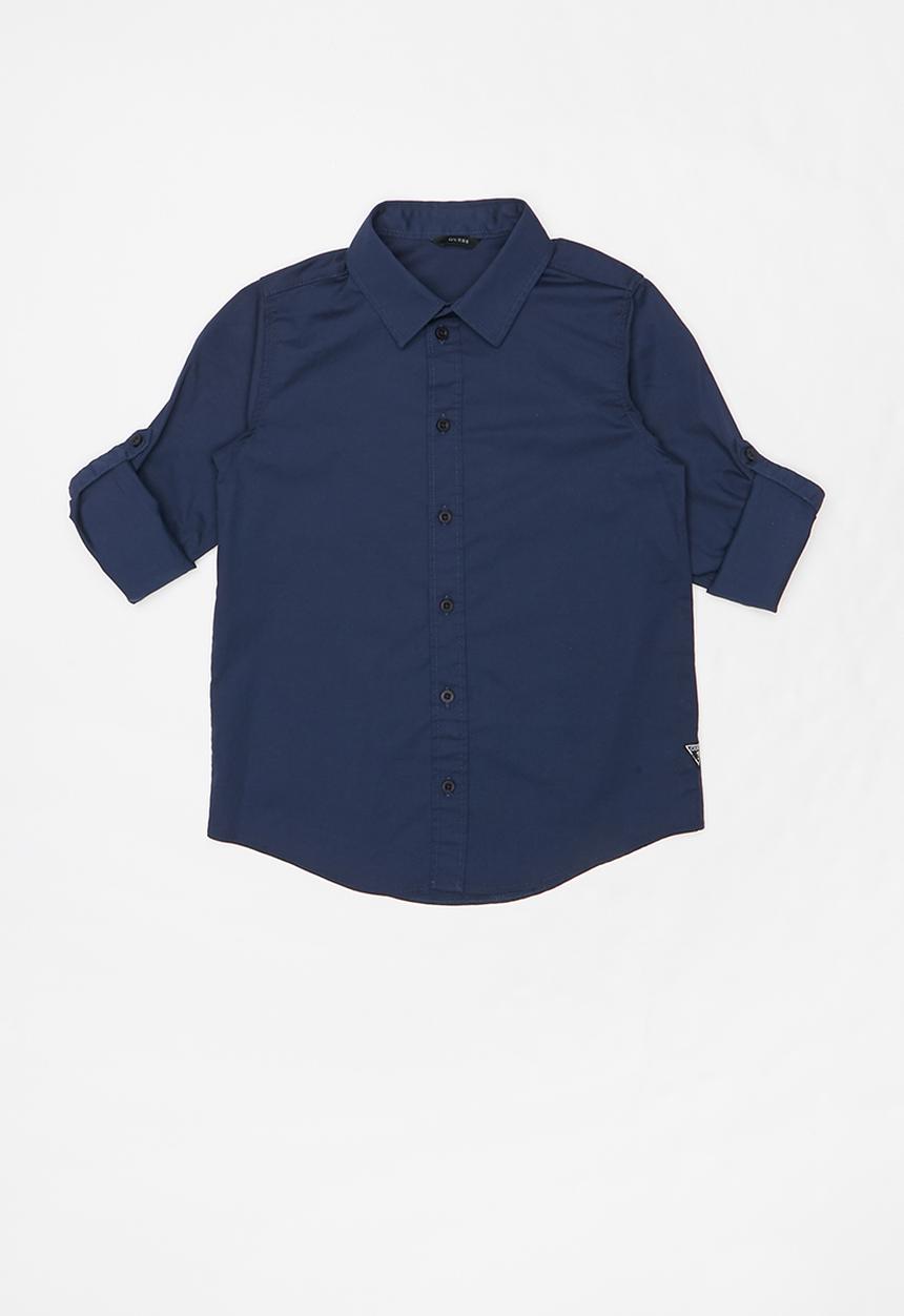 GUESS - Teens core woven shirt - navy