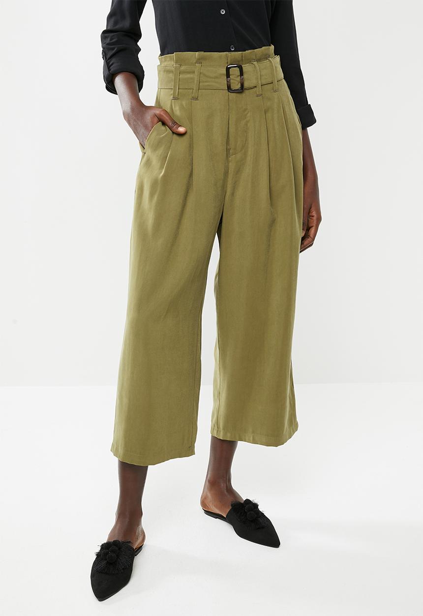 Superbalist - Wide leg culottes - khaki