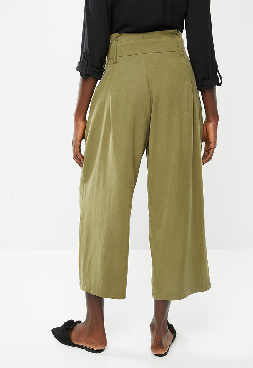 Superbalist - Wide leg culottes - khaki