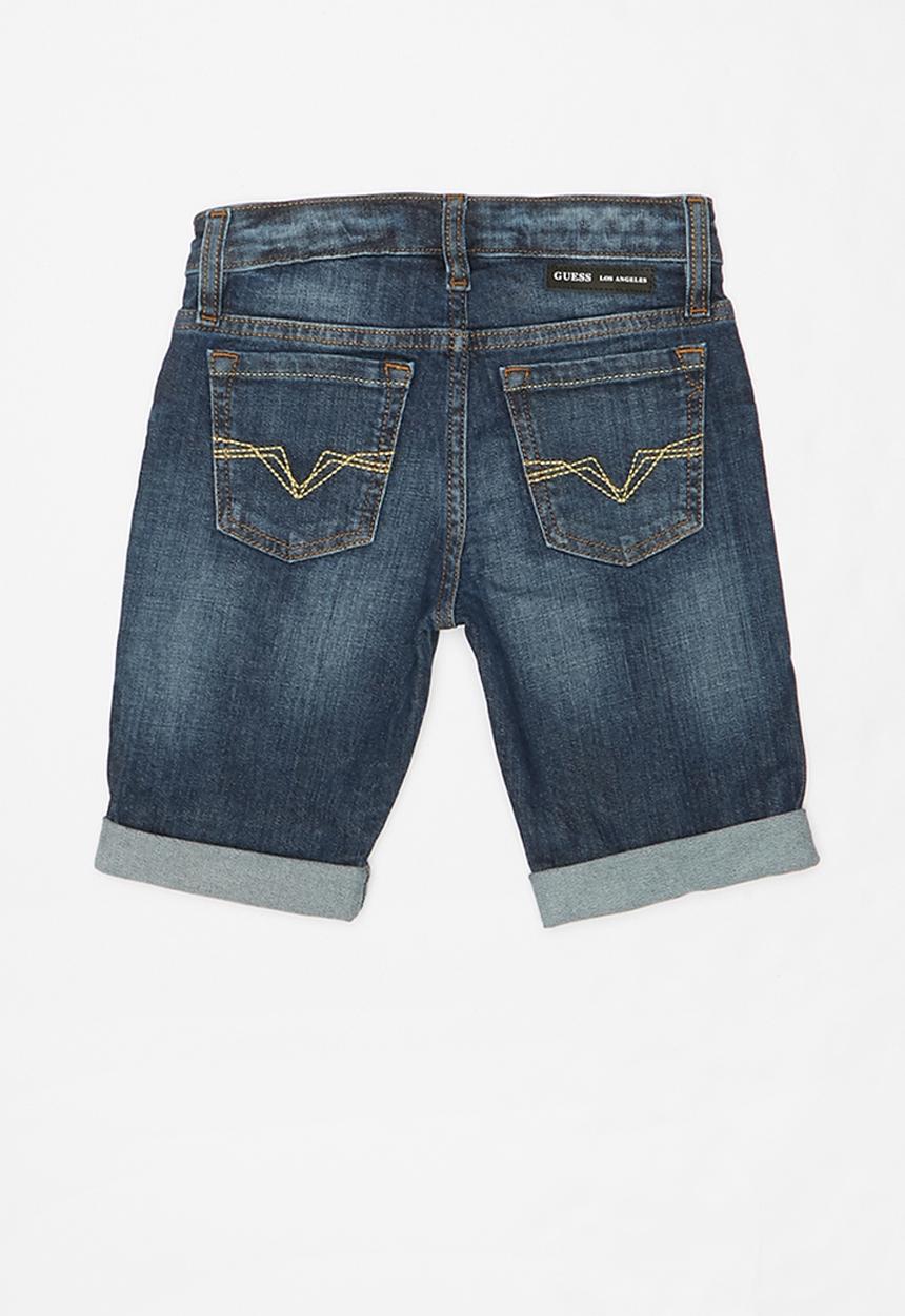GUESS - Boys shorts - dark wash blue