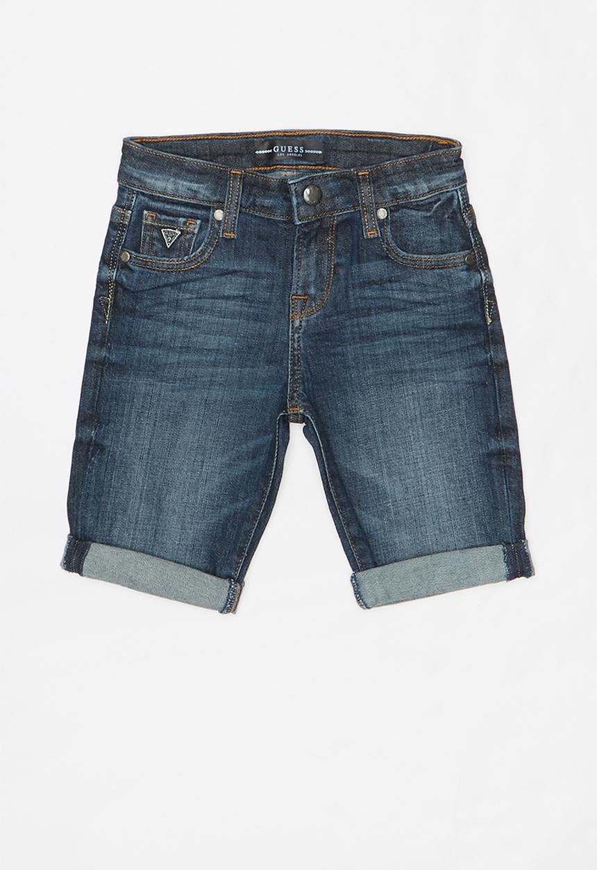 GUESS - Boys shorts - dark wash blue