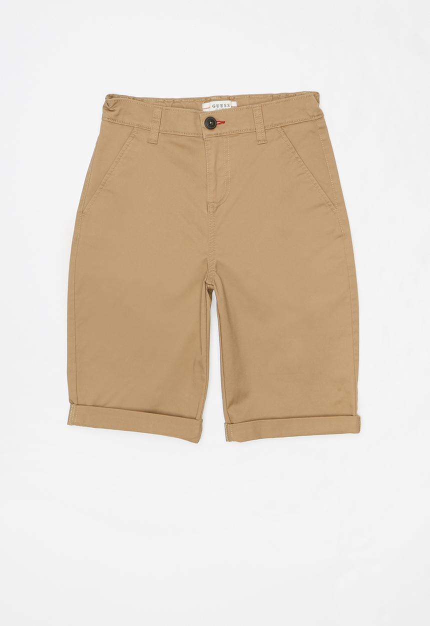 GUESS - Guess teens chino shorts - brown