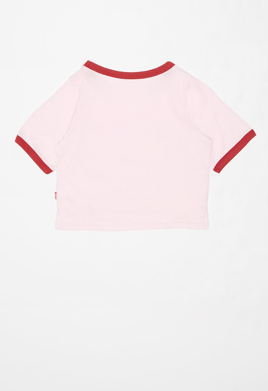 Levi’s® - Graphic cropped ringer tee - pink
