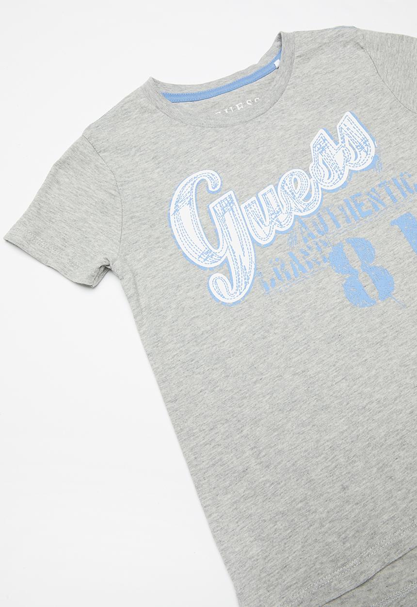 GUESS - Short sleeve authentic tee - grey