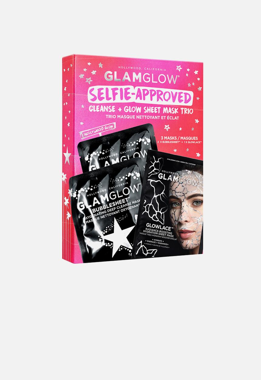 GLAMGLOW - Selfie-approved Sheet Mask Trio Set: Cleanse + Glow