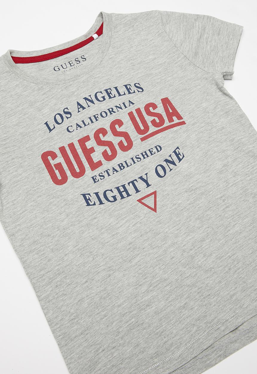 GUESS - Short sleeve guess est tee - grey