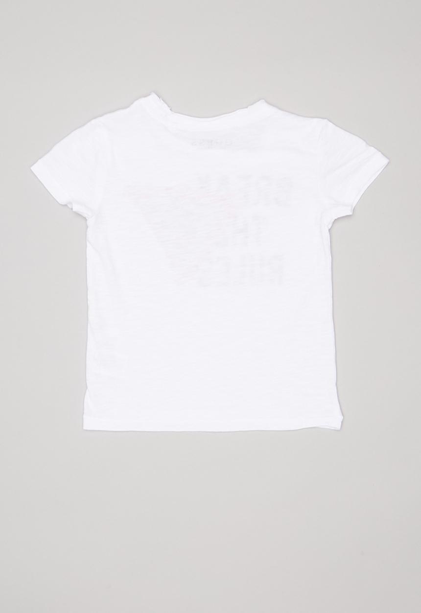 GUESS - Short sleeve guess break the rules - white