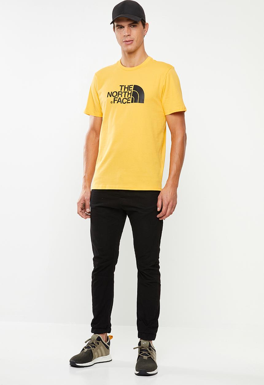 The North Face - Easy short sleeve tee - yellow & black