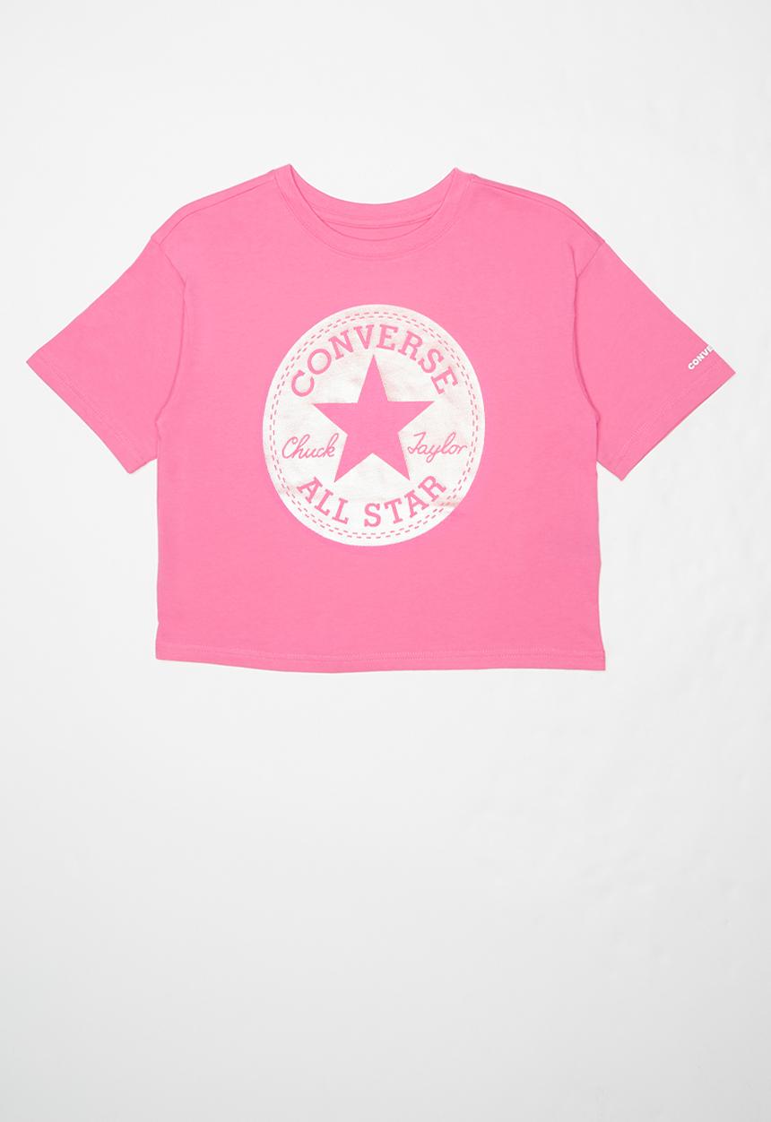 Converse - Foil boxy tee - pink