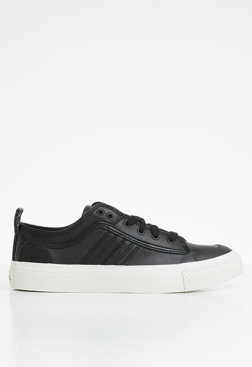 Diesel  - S-astico low lace -  black mono
