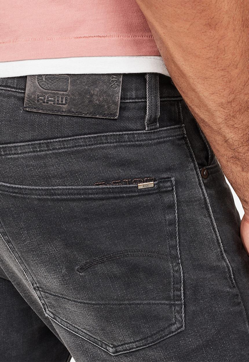 G-STAR - 3301 straight tapered  jeans - faded charcoal