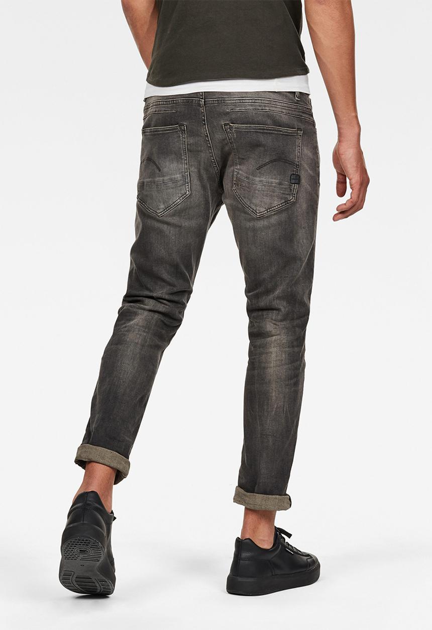 G-STAR - D-staq 5-pkt slim jeans - antic faded ash destroyed