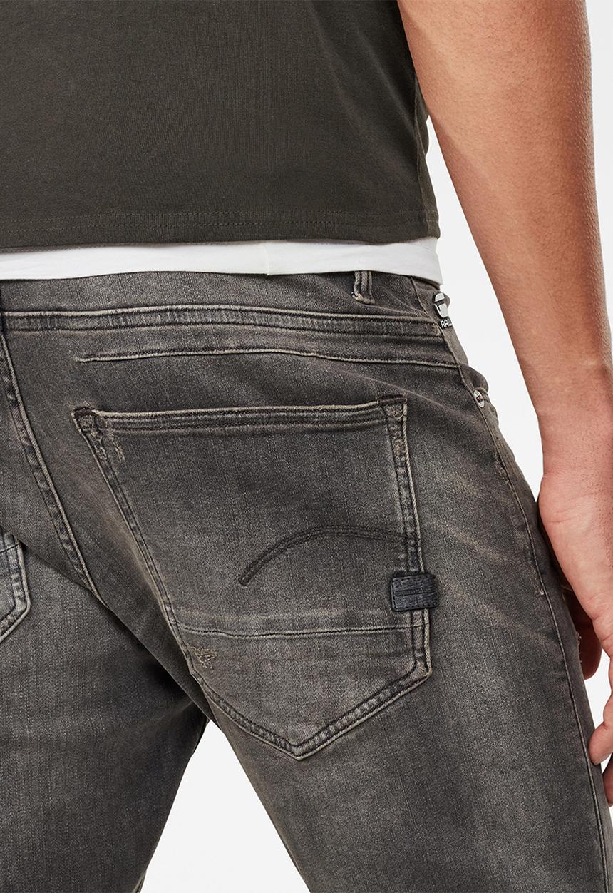 G-STAR - D-staq 5-pkt slim jeans - antic faded ash destroyed