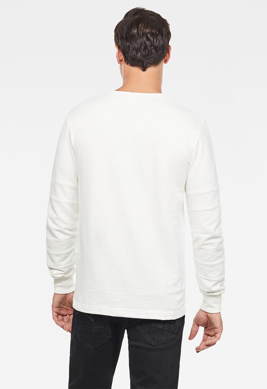 G-STAR - Motac grandad r t long sleeve t-shirts - milk