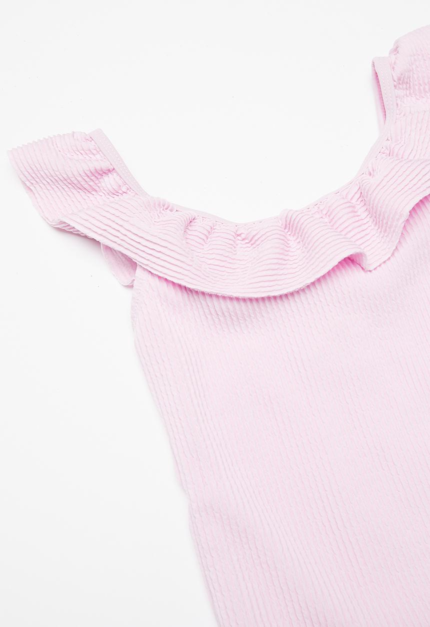 Cotton On - Frankie frill one piece - pink