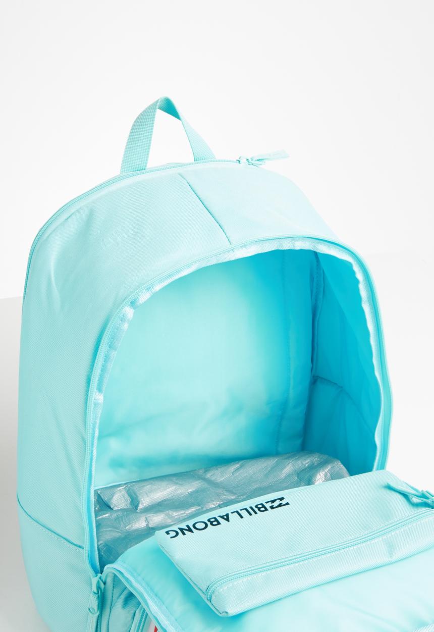 Billabong  - Funfair stripe backpack - blue