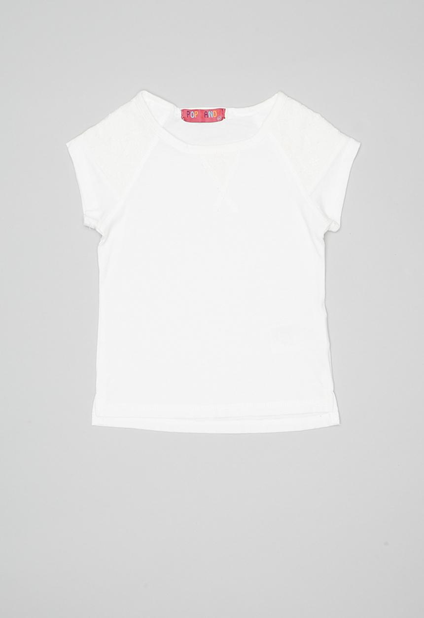 Pop Candy - Girls short sleeve tee - white