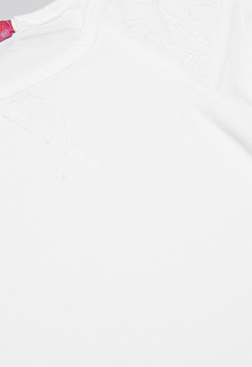 Pop Candy - Girls short sleeve tee - white