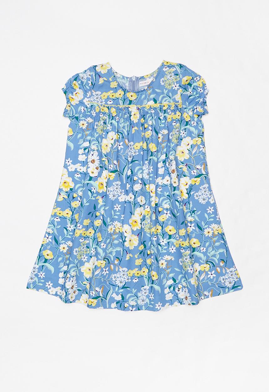 Pop Candy - Printed floral dress - blue