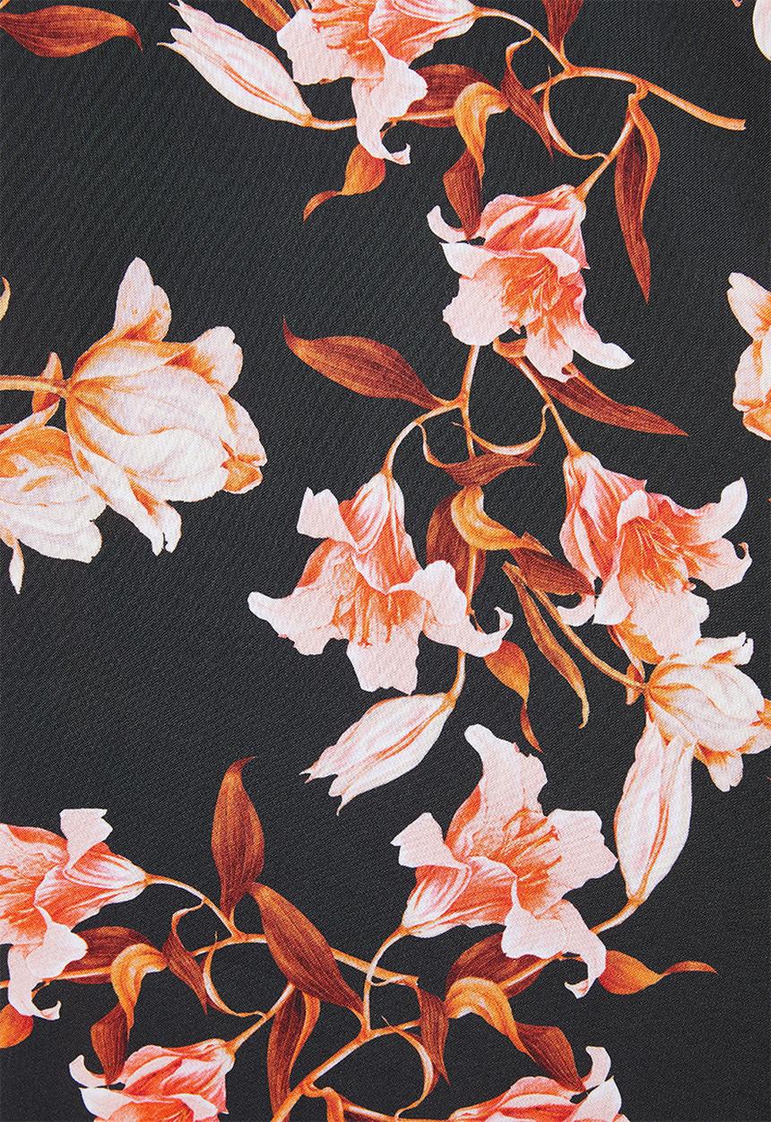 Superbalist - Printed robe - black