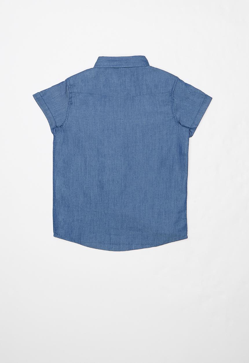 POLO - Kieran chambre shirt - blue