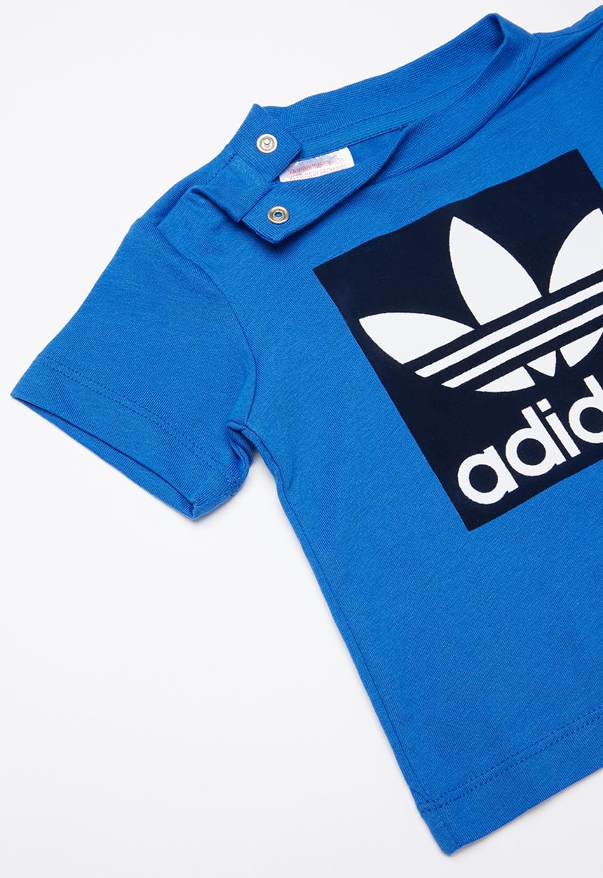 adidas Originals - Short tee set - navy & white