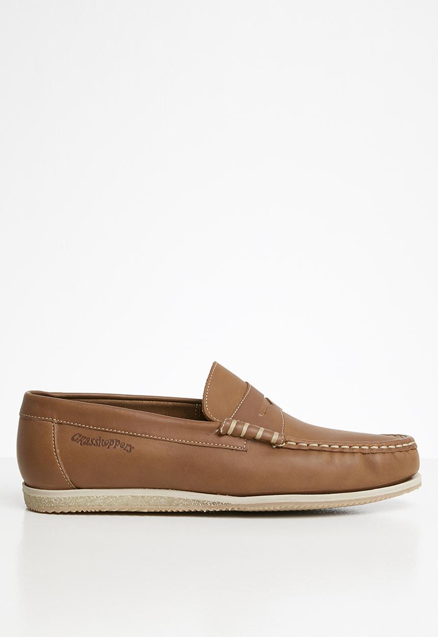 Grasshoppers - Timmy leather loafer - brown