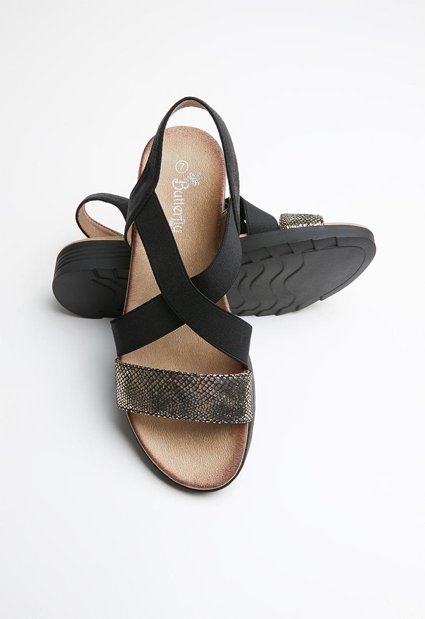 Butterfly Feet - Rafael sandal - black
