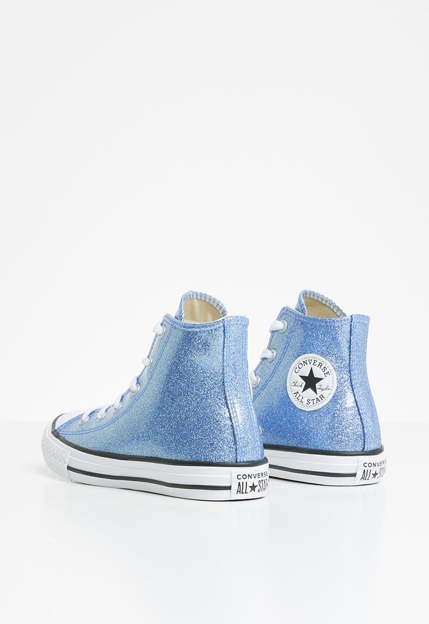 Converse - Chuck Taylor All Star autumn glitter - light blue & white 