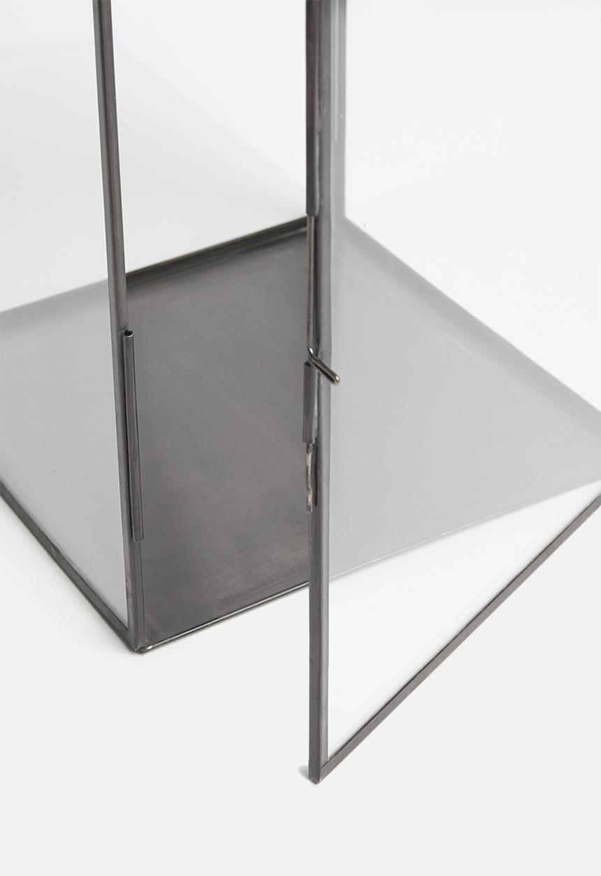 Sixth Floor - Glass lantern - black