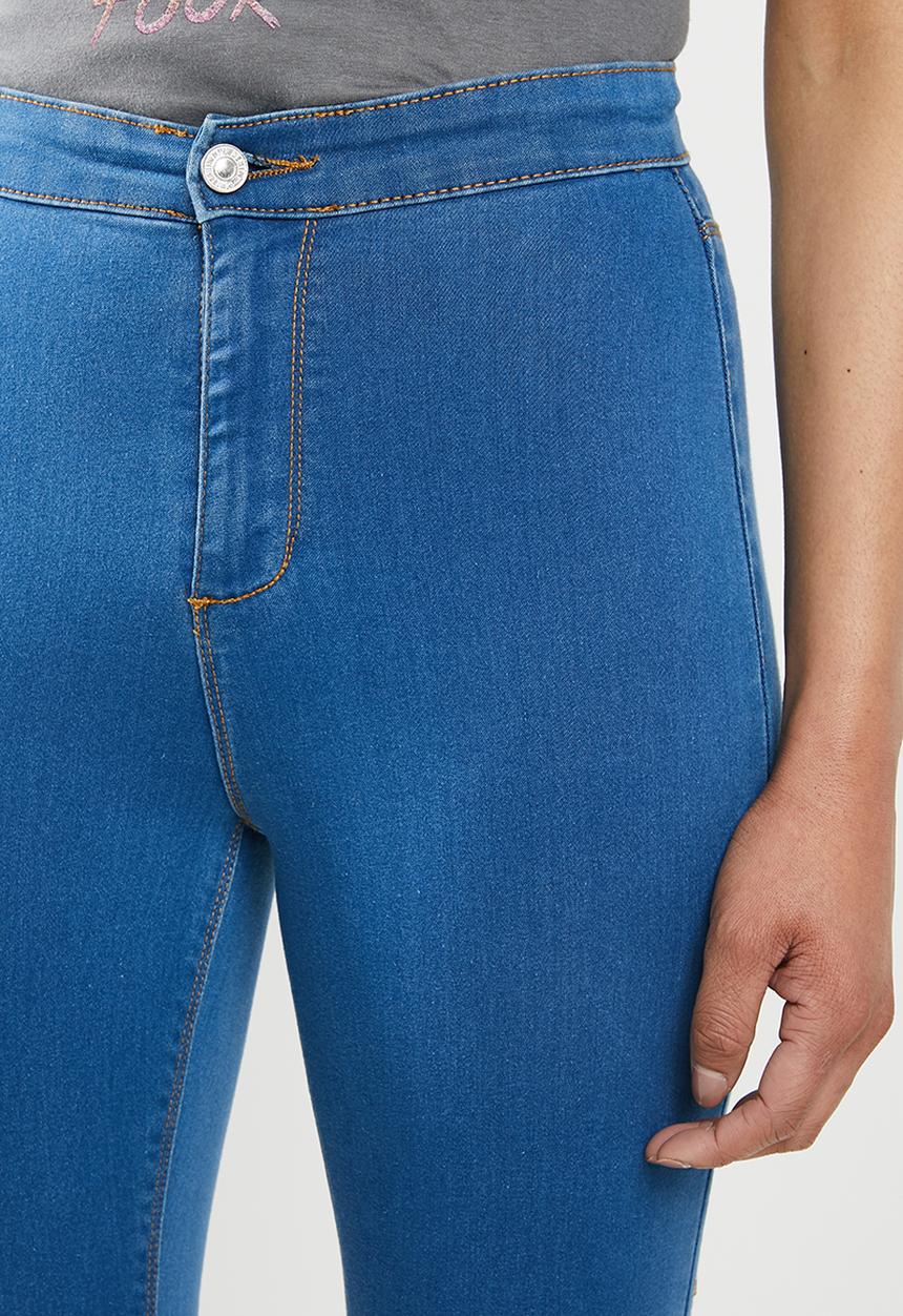 Missguided - Outlaw jegging - blue
