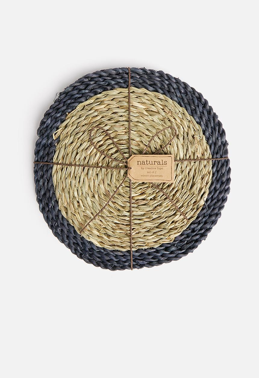 Kitchen Craft - Naturals grass placemat set of 2 - natural