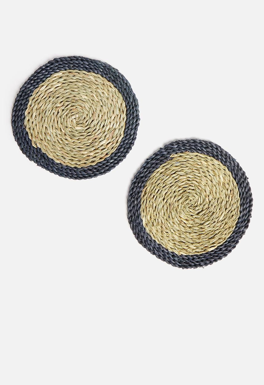 Kitchen Craft - Naturals grass placemat set of 2 - natural
