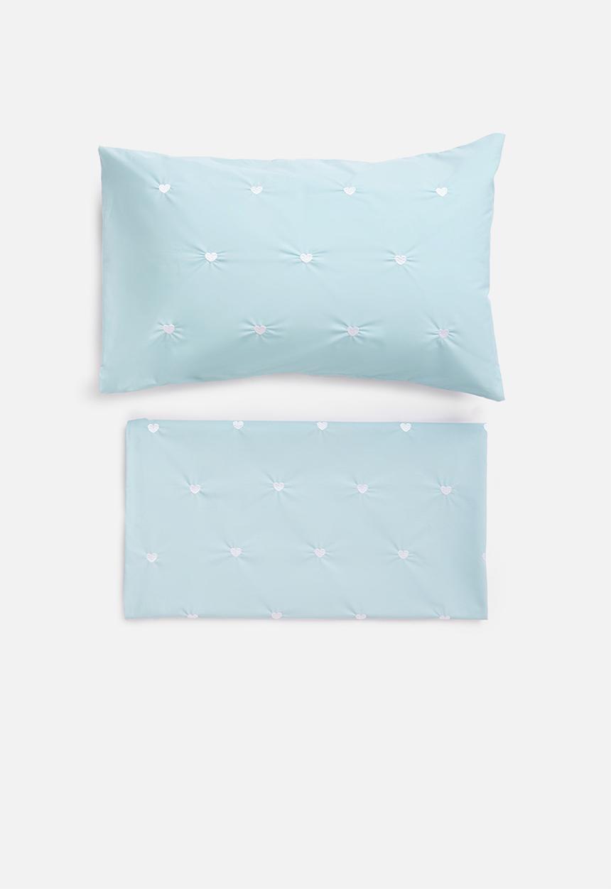 Sheraton Textiles - Lufly duvet cover set - blue 