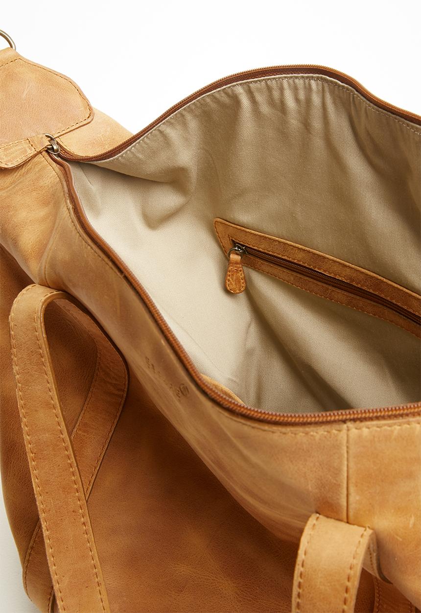 Escape Society - Leather nomadic weekender - brown