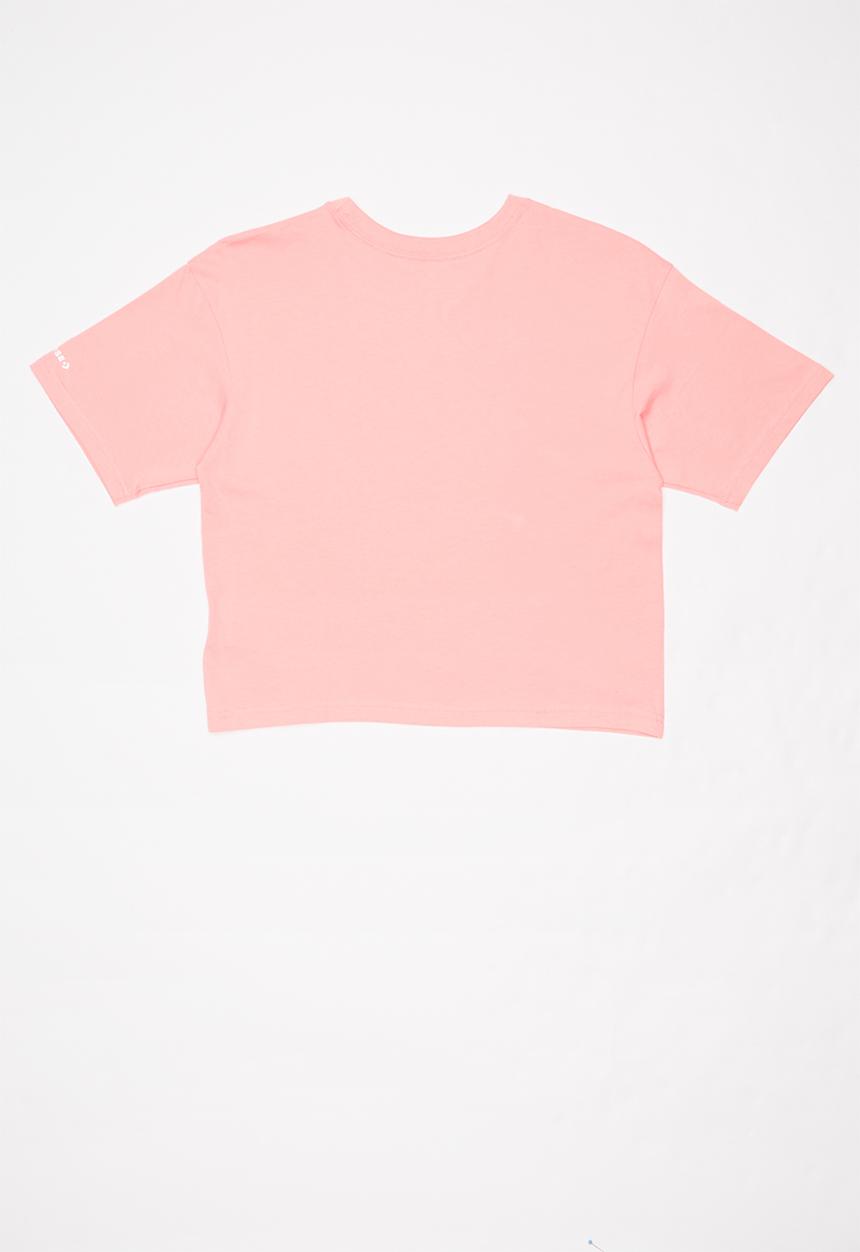 Converse - Converse girls All Star metal boxy tee - pink