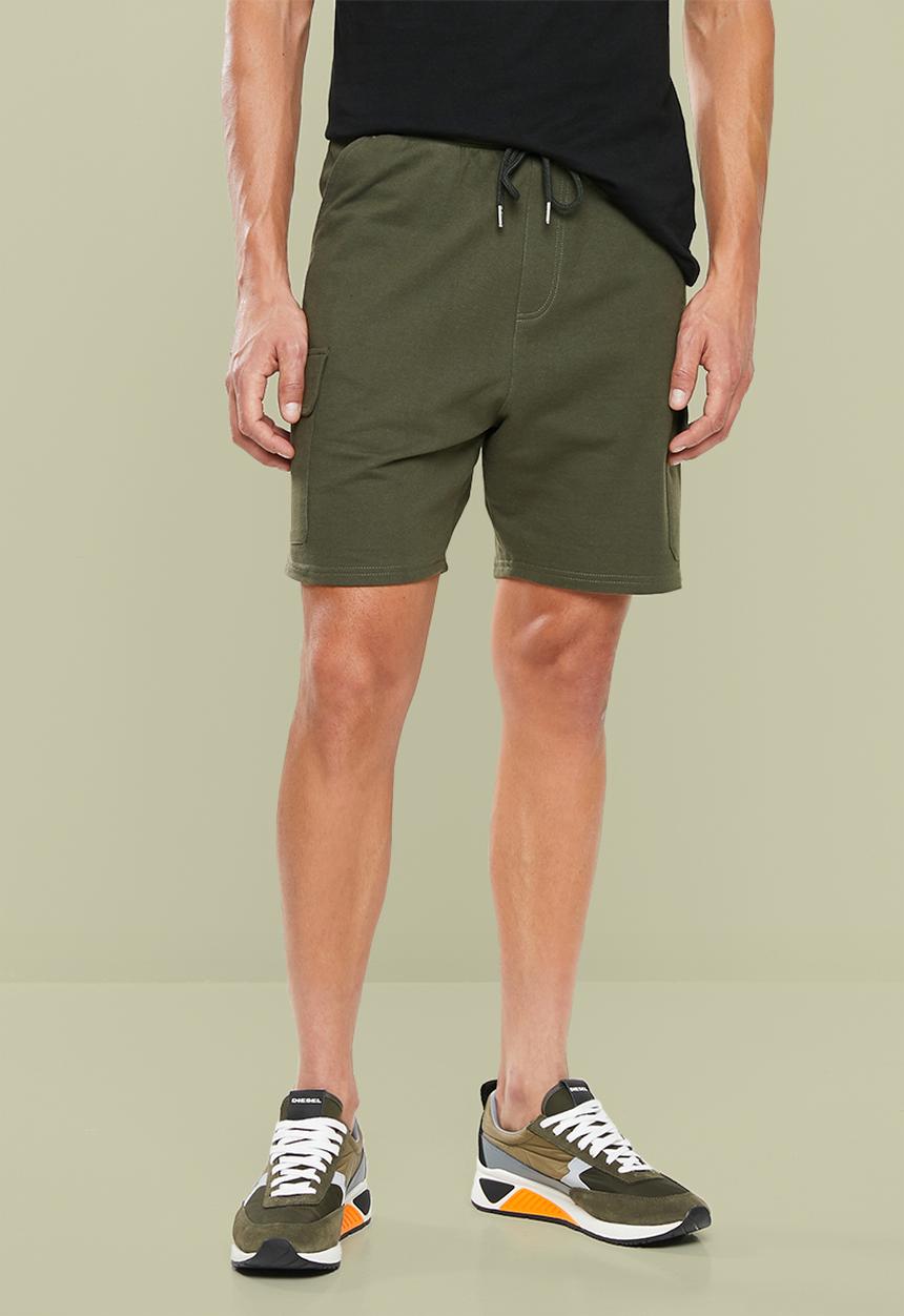Superbalist - Utility sweat shorts - green