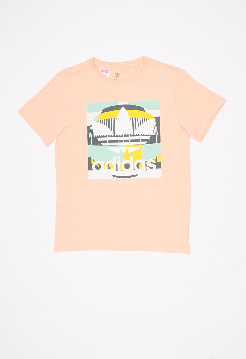 adidas Originals - Teens originals tee - peach 
