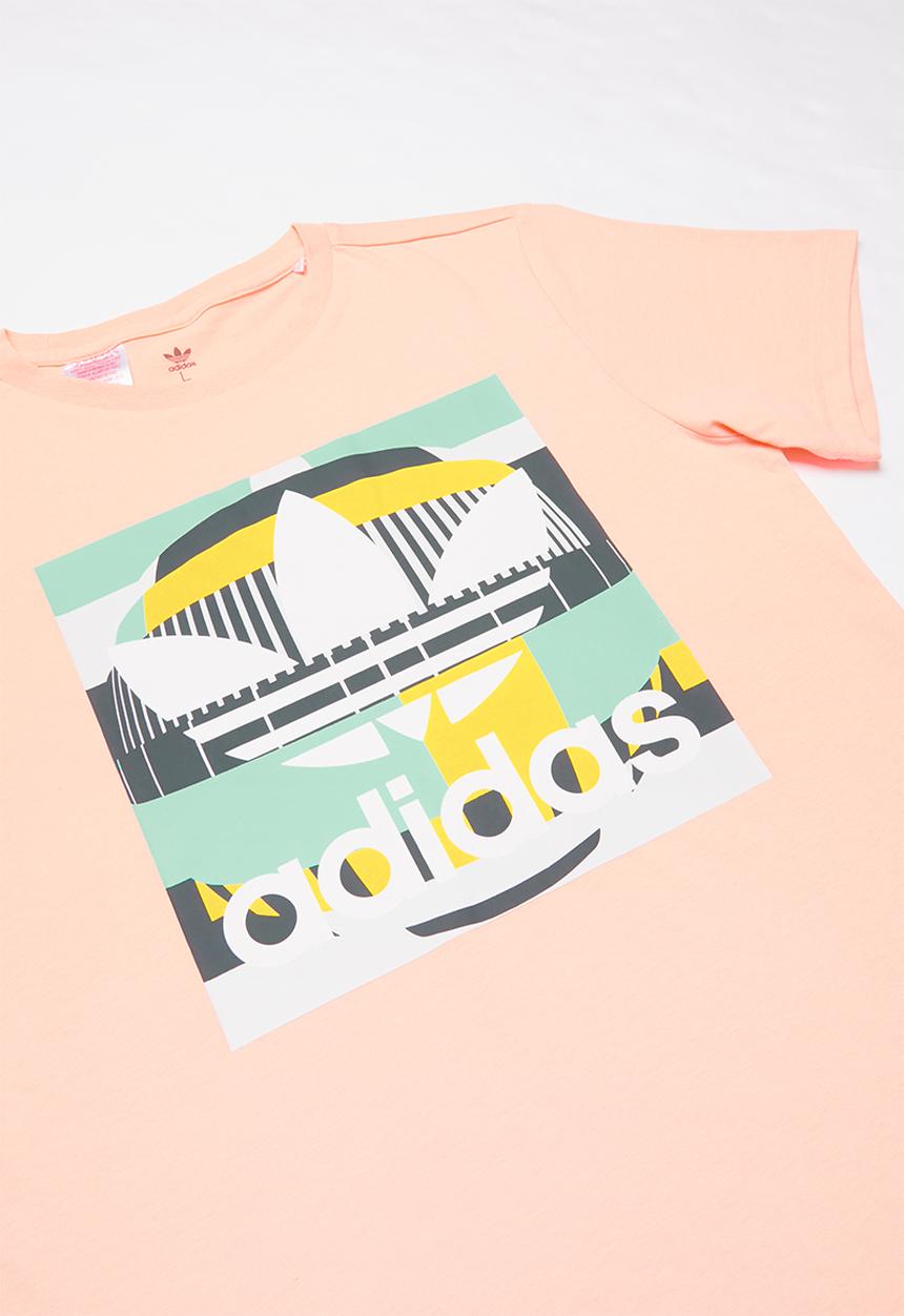 adidas Originals - Teens originals tee - peach 