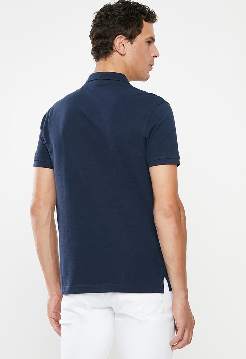 Levi’s® - Embroidered wrench stripe polo - navy