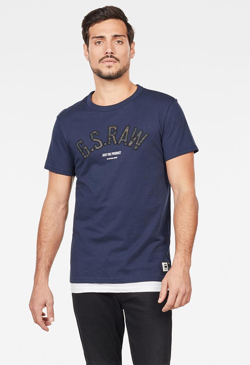 G-STAR - Graphic 12 r t s\s - blue
