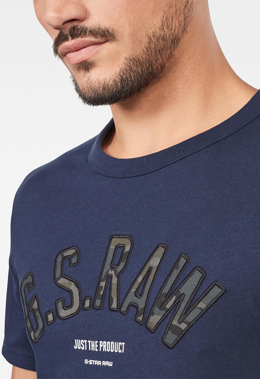 G-STAR - Graphic 12 r t s\s - blue
