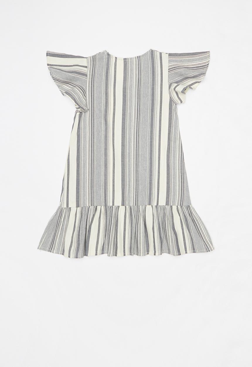 Cotton On - Lola short sleeve - grey & white