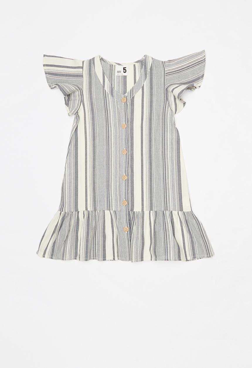 Cotton On - Lola short sleeve - grey & white