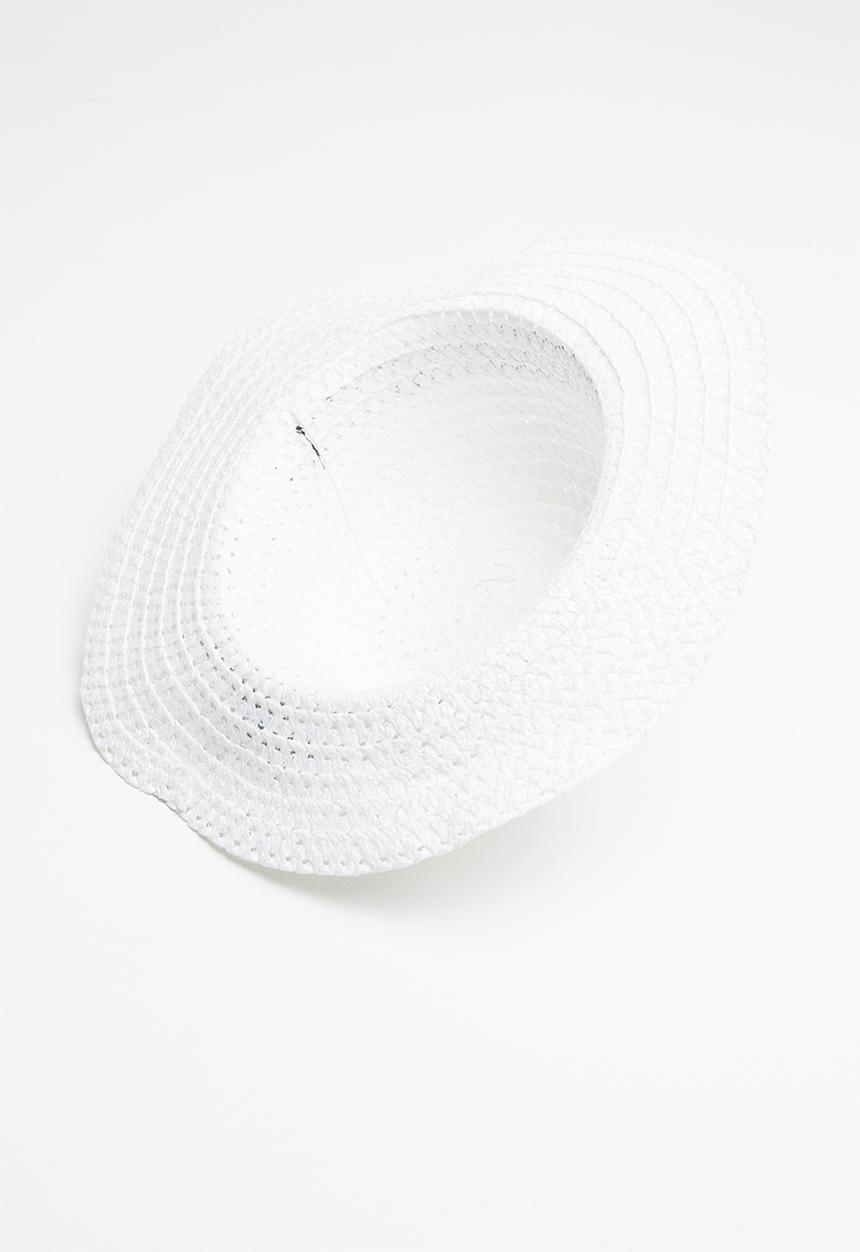 Pop Candy - Straw hat - white