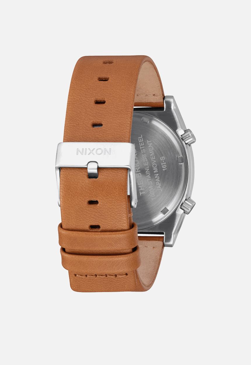 Nixon - Brigade leather - cream & grey