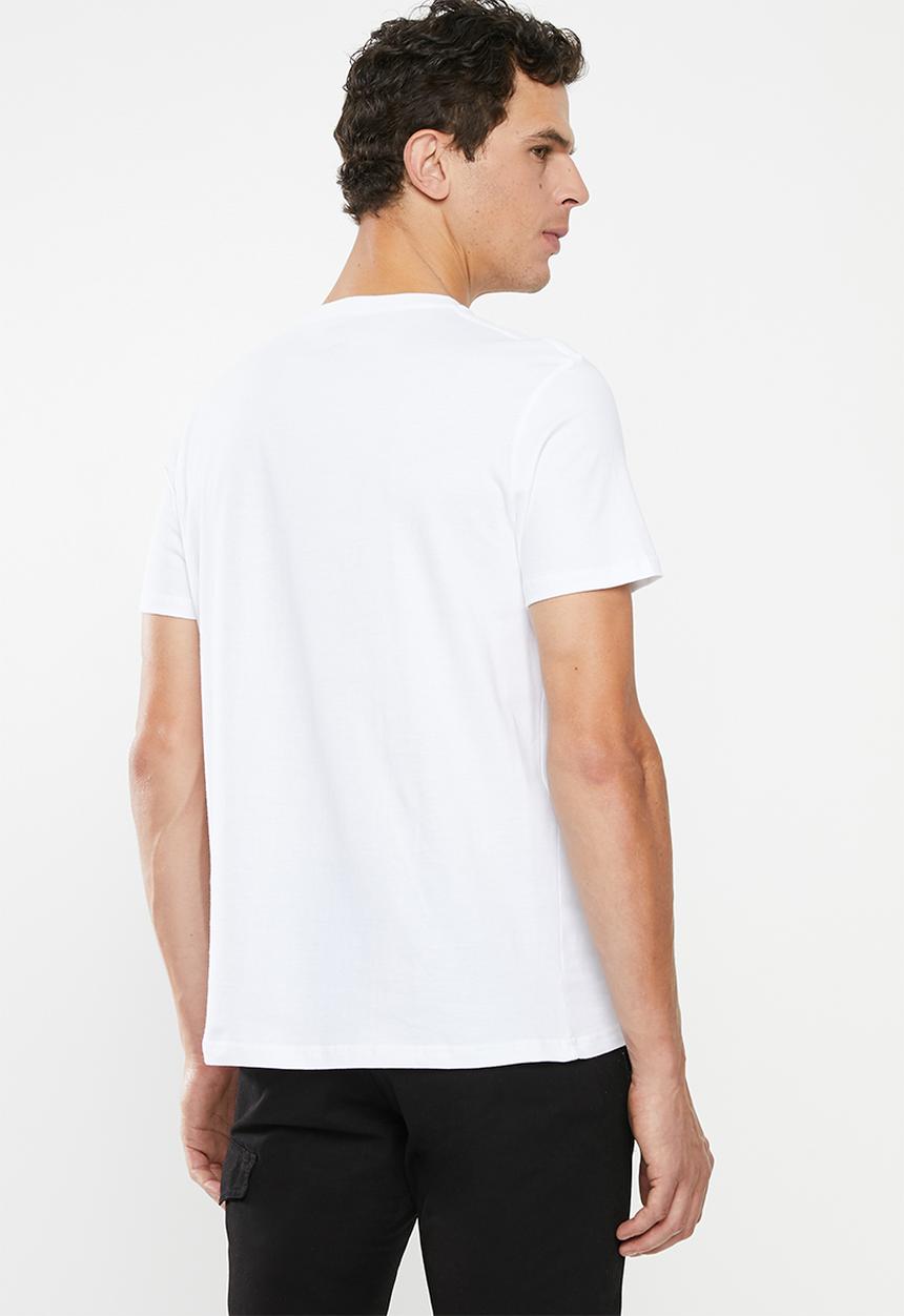 Lee  - Chest logo tee - white