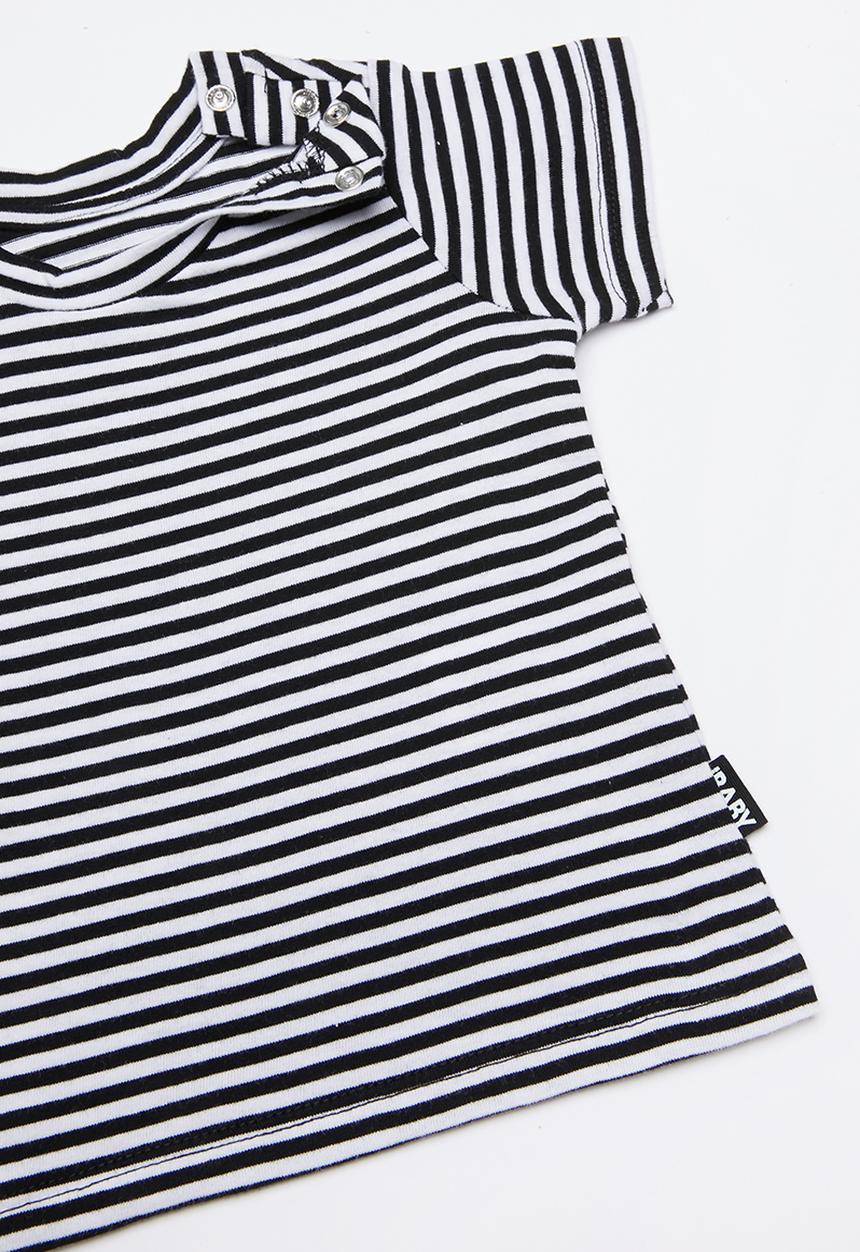 Cotton On - Jamie short sleeve tee - black & white