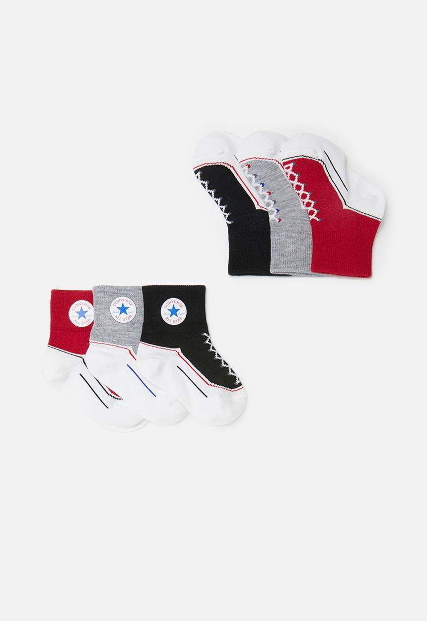 Converse - Converse infant striated 3 pack - multi