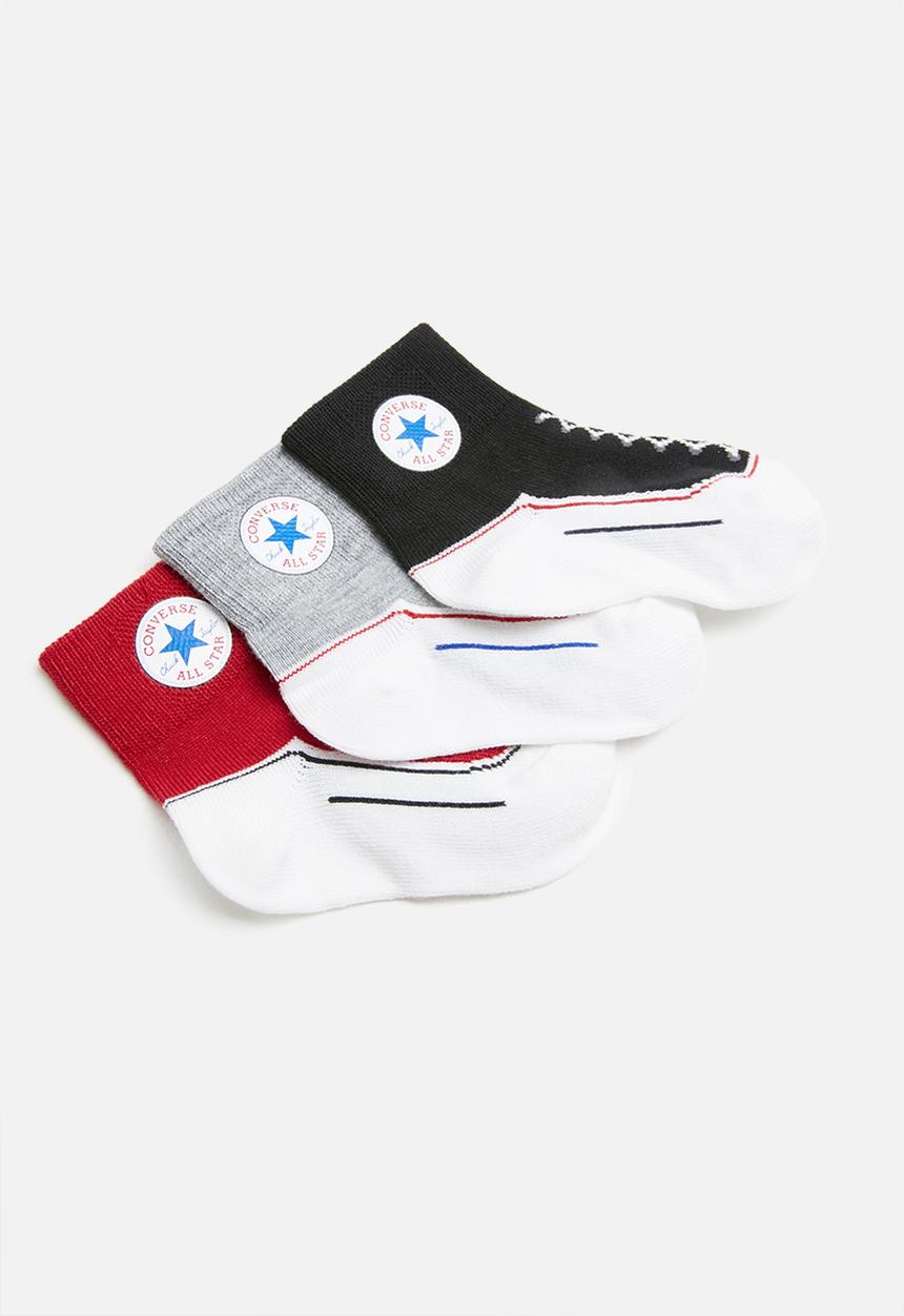Converse - Converse infant striated 3 pack - multi